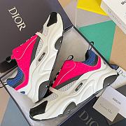 Dior B22 Sneaker Technical Mesh Neon Pink - 3