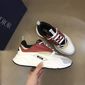 Dior B22 Sneaker White Burgundy