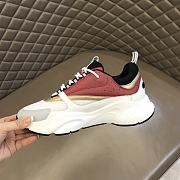 Dior B22 Sneaker White Burgundy - 3