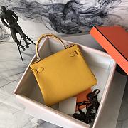 Hermes Kelly Bag 25 Yellow Togo Gold 25cm - 2