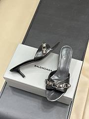 Balenciaga Women Cagole Sandals 50mm Black - 2