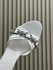 Balenciaga Women Cagole Sandals 50mm White - 5