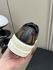 Valentino Garavani Iconograph Canva Brown Sneakers - 5