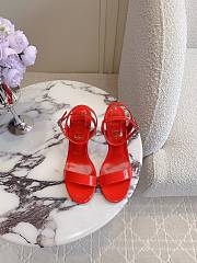 Christian Louboutin Spikaqueen Red Patent Heel 10cm - 3
