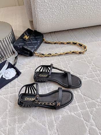 Chanel Black Sandal 04