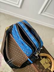 Louis Vuitton LV Alpha Messenger Taigarama Blue 24 x 16 x 8 cm - 5