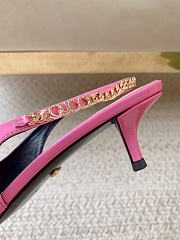 Gucci Signoria Slingback Pump Pink Patent Heel 4.5cm - 5