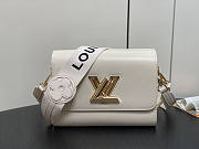 Louis Vuitton LV Twist MM White Epi Smooth 23 x 17 x 9.5 cm - 1
