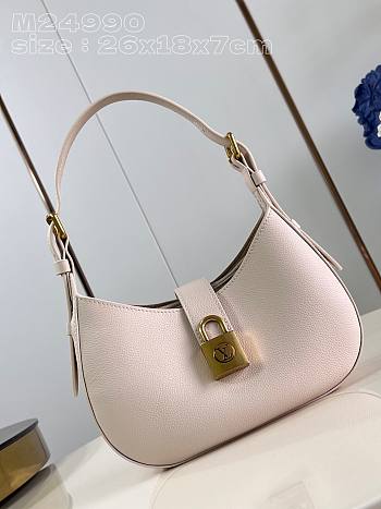 Louis Vuitton LV Low Key Shoulder Bag White 26 x 18 x 7 cm