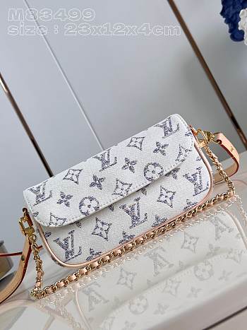 Louis Vuitton LV Wallet on Chain Ivy Multicolor White 23.5 x 12 x 4.3 cm