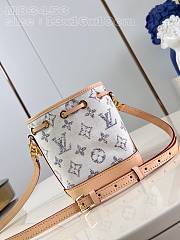 Louis Vuitton LV Nano Noé Multicolor White 13 x 16 x 10 cm - 4