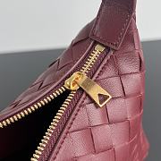 Bottega Veneta Mini Wallace Red Wine 23x13x9.5cm - 2