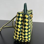 Bottega Veneta Small Andiamo Green Yellow 25x20x10cm - 5