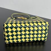 Bottega Veneta Small Andiamo Green Yellow 25x20x10cm - 2