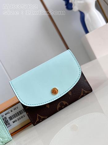 Louis Vuitton LV Rosalie Coin Monogram Blue 11 x 8 x 2.5 cm