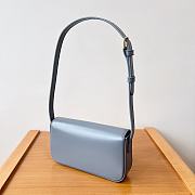 Celine Triomphe Shoulder Bag Light Blue 20x10x4cm - 5