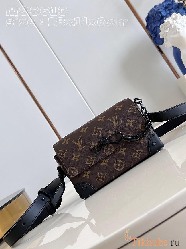 Louis Vuitton LV Steamer Bag Monogram Macassar 18 x 11 x 6.5 cm - 1