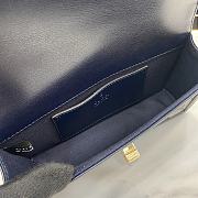 Gucci Luce Mini Shoulder Bag Blue 20x10x4cm - 3