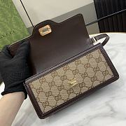 Gucci Luce Mini Shoulder Bag Brown 20x10x4cm - 3