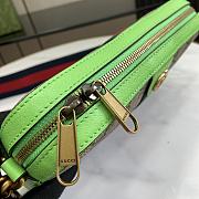 Gucci Small Ophidia GG Crossbody Bag Green 24x15x7cm - 3