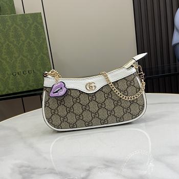 Gucci GG Super Mini Shoulder Bag With Charm 19x10x3cm