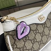 Gucci GG Super Mini Shoulder Bag With Charm 19x10x3cm - 3