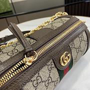 Gucci Ophidia Mini Shoulder Bag Brown 18.5x10x10cm - 2