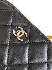 Chanel Clutch With Chain Lambskin Black 16x11x2.5cm - 5