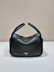 Prada Leather Handbag Black Bag 25x18x10cm - 1