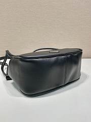 Prada Leather Handbag Black Bag 25x18x10cm - 6
