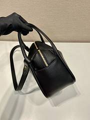 Prada Leather Handbag Black Bag 25x18x10cm - 5