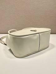 Prada Leather Handbag White Bag 25x18x10cm - 5