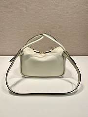 Prada Leather Handbag White Bag 25x18x10cm - 2
