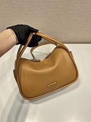 Prada Leather Handbag Caramel Bag 25x18x10cm - 3