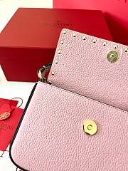 Valentino Garavani Rockstud Pink Bag 19x13.5x3cm - 4