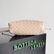 Bottega Veneta Mini Pouch Intrecciato Leather Clutch Pink 22x13x5cm - 4