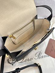 Loro Piana Black Shoulder Bag 18cm - 3