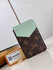 Louis Vuitton LV Romy Card Holder Green 12x8x0.8cm - 1