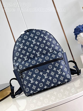Louis Vuitton LV Backpack Discovery G65 Navy Blue 29 x 38 x 20 cm