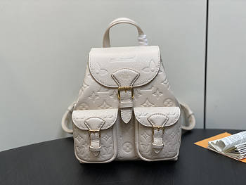 Louis Vuitton LV Backpack Backup White 20 x 22 x 14 cm