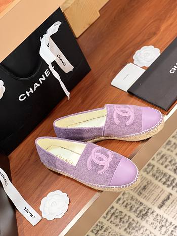 Chanel Espadrilles Purple
