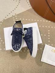 Chloe Navy Blue Lace Sneaker - 4