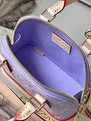 Louis Vuitton LV Nano Alma Purple Lilac 18 x 12 x 8 cm - 3