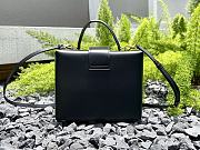 Salvatore Ferragamo Trifolio Box Bag Black 20x15x8cm - 2