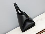 Ferragamo Black Hug Leather Handbag 31.5x19x22cm - 6