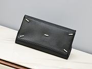 Ferragamo Black Hug Leather Handbag 31.5x19x22cm - 4