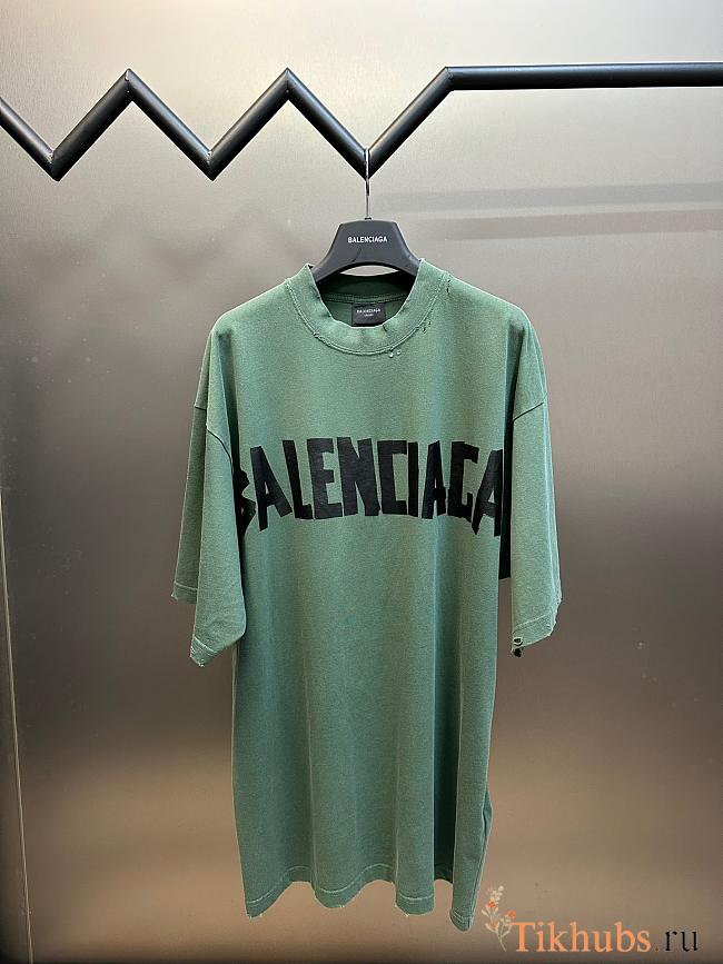 Balenciaga Green T-shirt - 1