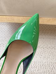 Gucci Signoria Slingback Pump Green Patent Heel 4.5cm - 4