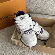 Louis Vuitton LV Trainer Maxi Sneaker White Purple - 3