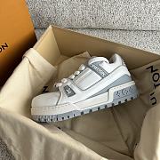 Louis Vuitton LV Trainer Maxi Sneaker White Grey - 3